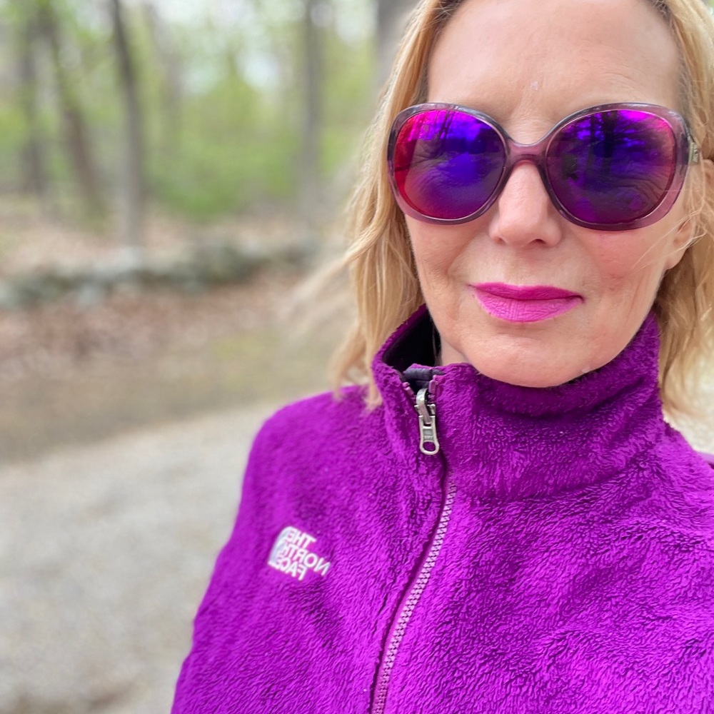 The North Face Vibrant Purple Fleece Jacket
